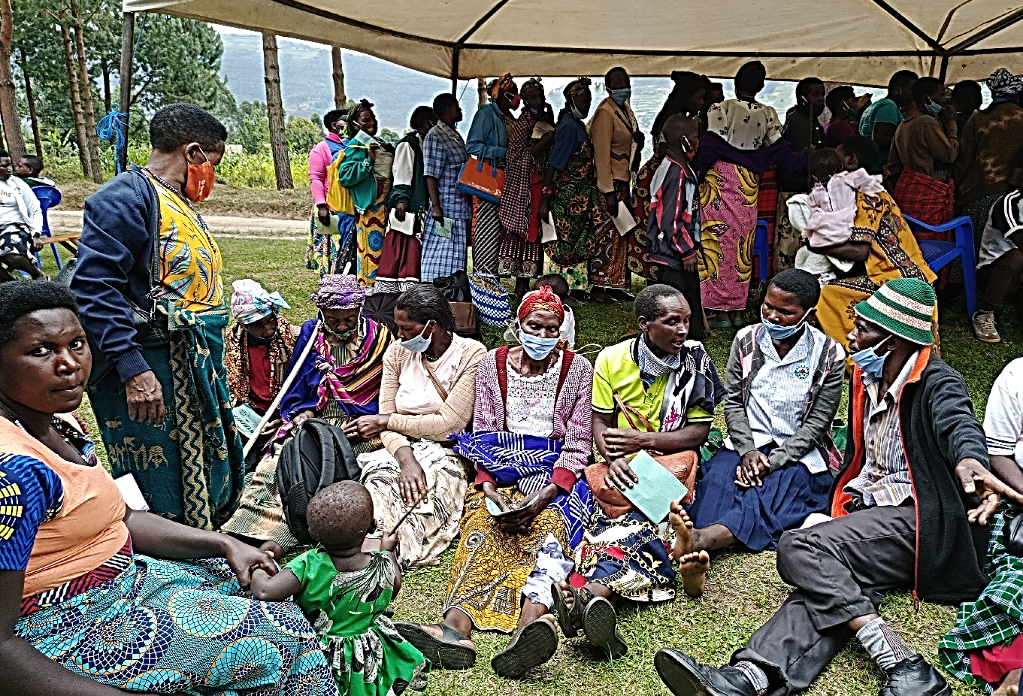 Outreach clinic at Rubanda