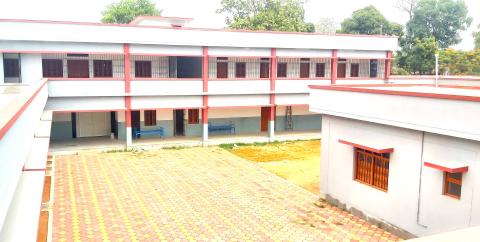 View of the new building from the first floor