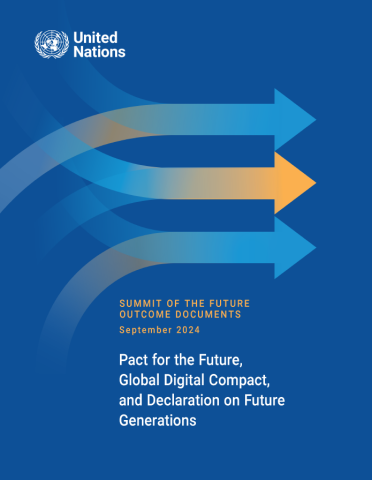 Cover page of Summit of the Future Outcome Documents