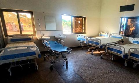 Beds in the Maternity Unit