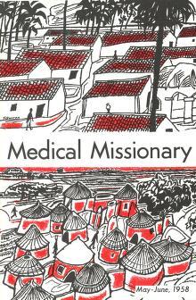 Artwork to illustrate  The Medical Missionary, Vol. 32, No. 3, May-June 1958