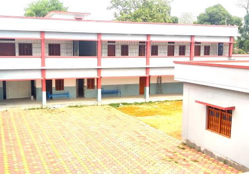 View of the new building from the first floor